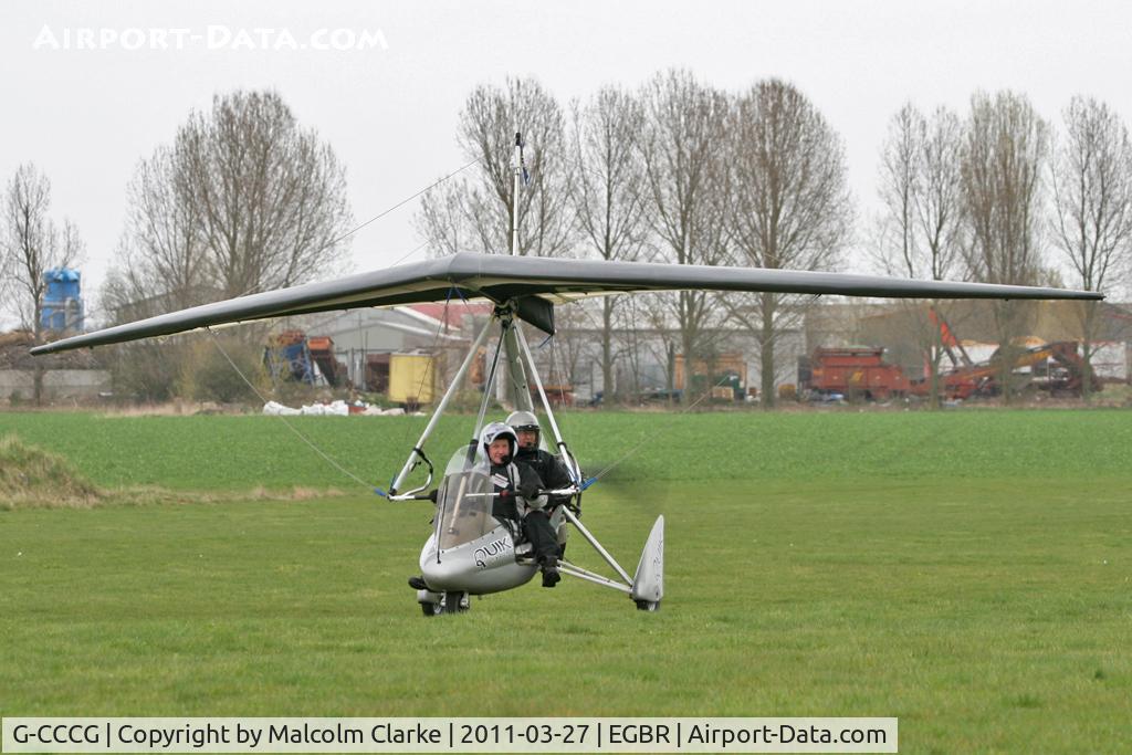 G-CCCG, 2003 Mainair Pegasus Quik C/N 7946, Mainair Pegasus Quik at Breighton Airfield's All Comers Spring Fly-In. March 27th 2011.