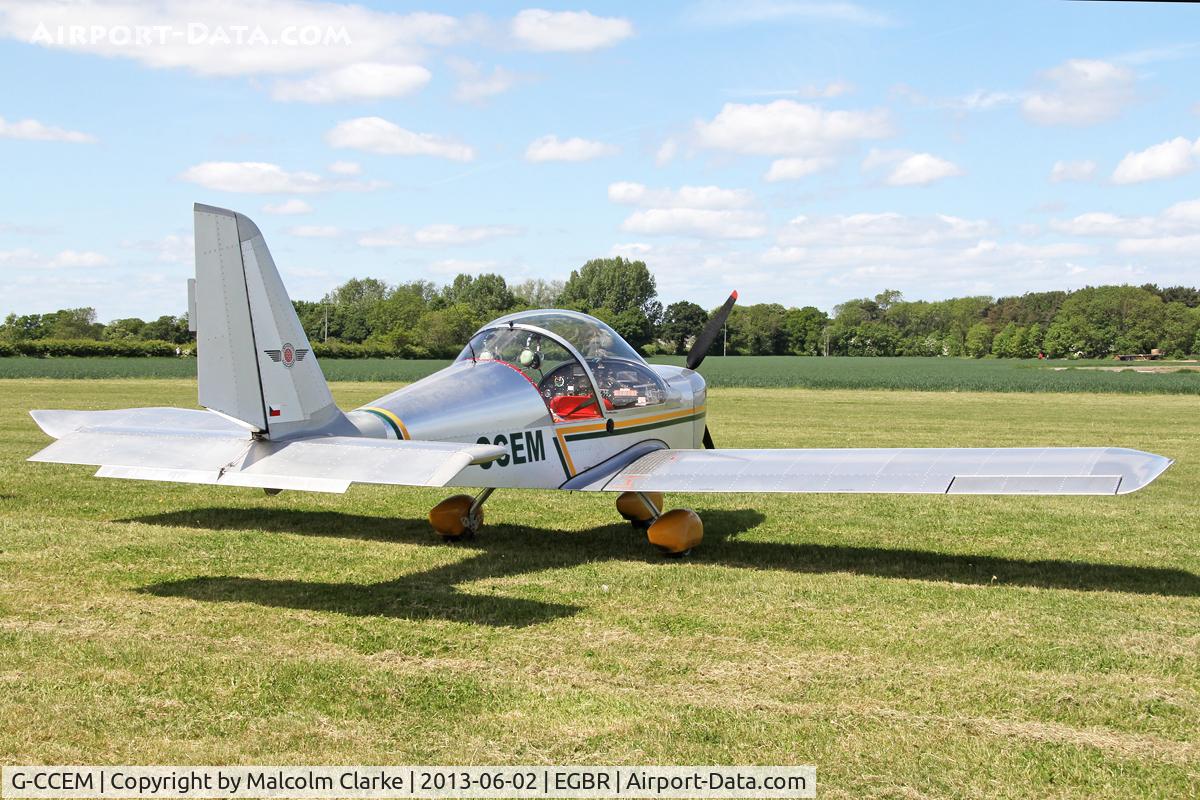 G-CCEM, 2003 Aerotechnik EV-97A Eurostar C/N PFA 315-13987, Aerotechnik EV-97A Eurostar at Breighton Airfield's Jolly June Jaunt. June 2nd 2013.
