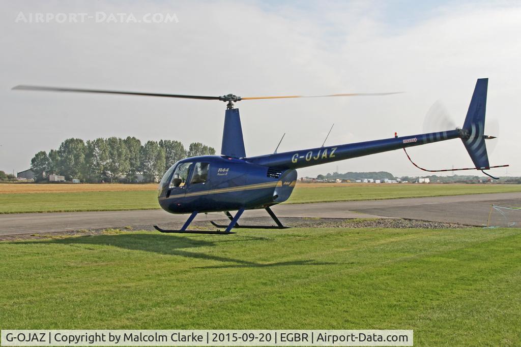 G-OJAZ, 2006 Robinson R44 Raven II C/N 11216, Robinson R44 Raven II at Breighton Airfield's Helicopter Fly-In. September 20th 2015.