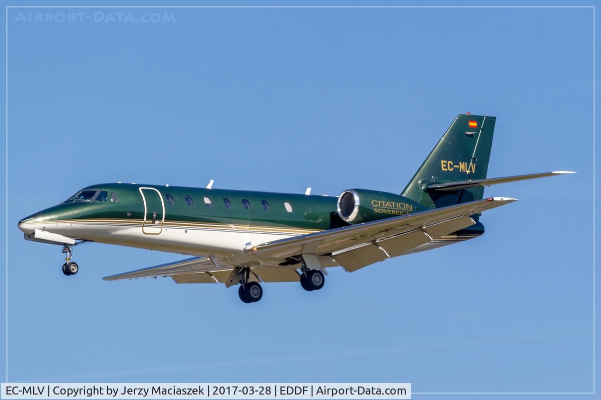 EC-MLV, 2008 Cessna 680 Citation Sovereign C/N 680-0215, Cessna 680 Citation Sovereign