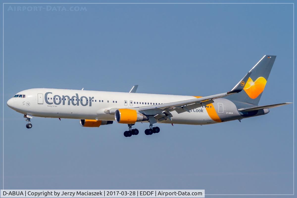 D-ABUA, 1992 Boeing 767-330/ER C/N 26991, Boeing 767-330