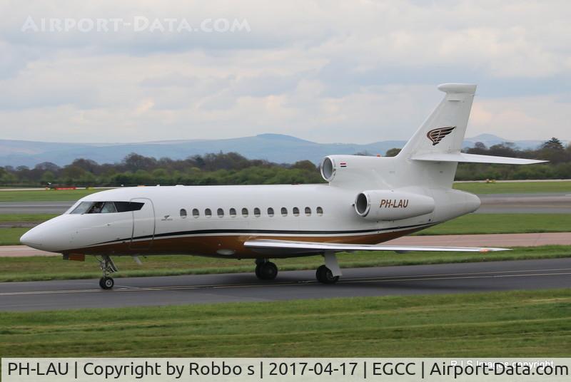 PH-LAU, 1999 Dassault Falcon 900EX C/N 54, PH-LAU Falcon 900EX seen at Manchester Airport.