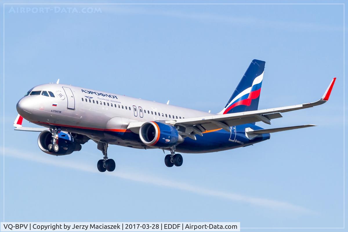 VQ-BPV, 2014 Airbus A320-214 C/N 5970, Airbus A320-214