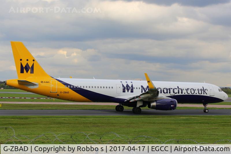 G-ZBAD, 2013 Airbus A321-231 C/N 5582, G-ZBAD Airbus A321S of Monarch Airlines seen at Manchester Airport.