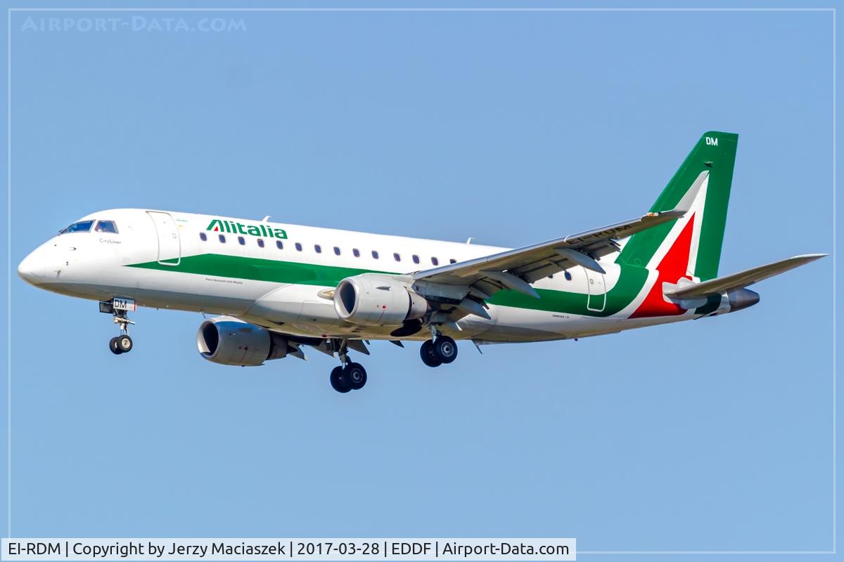 EI-RDM, 2012 Embraer 175LR (ERJ-170-200LR) C/N 17000346, Embraer 175LR