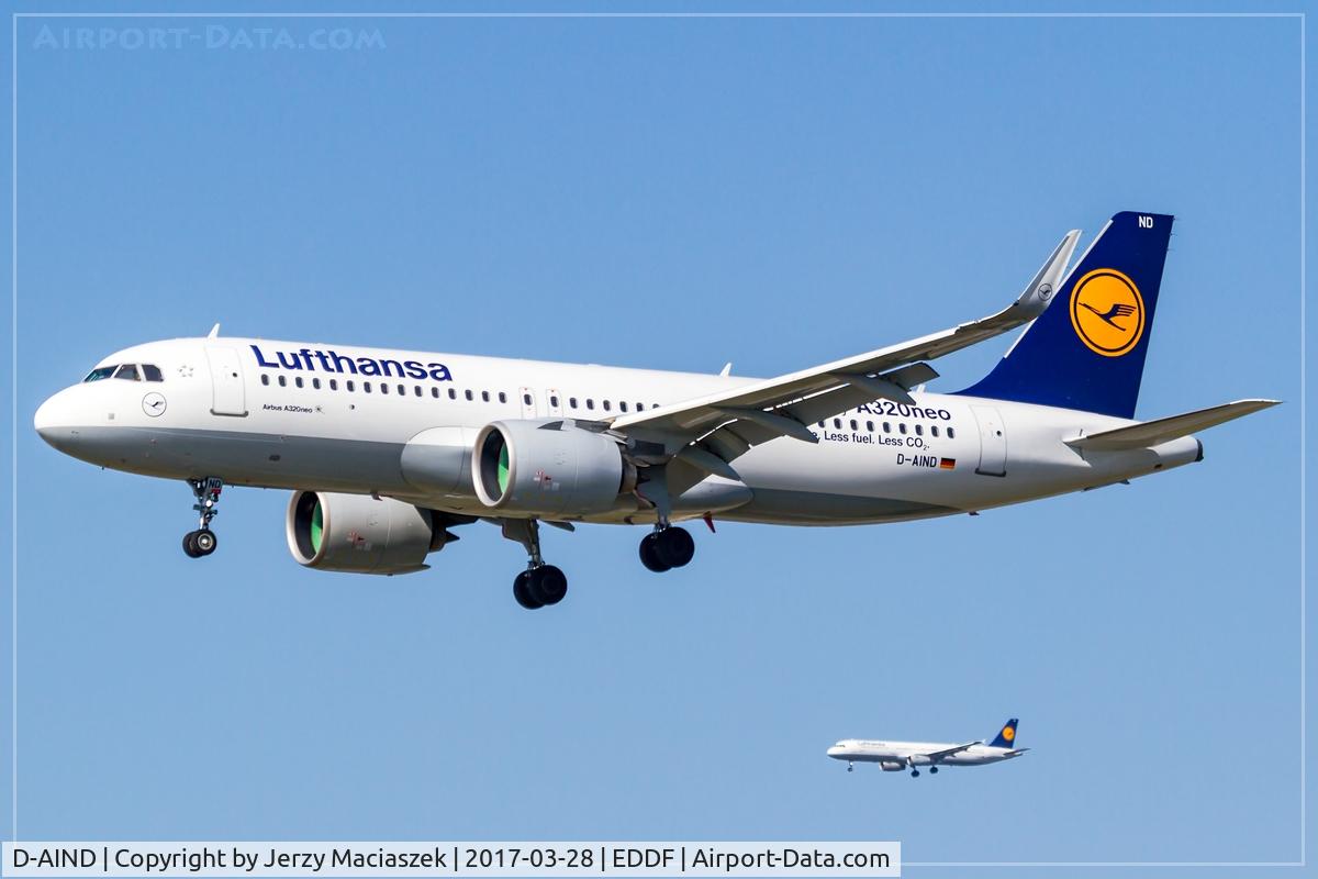 D-AIND, 2016 Airbus A320-271NEO C/N 7078, Airbus A320-271NEO