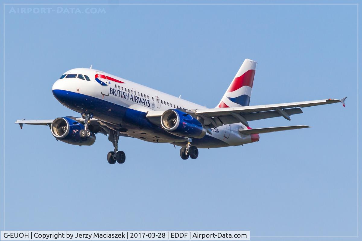G-EUOH, 2001 Airbus A319-131 C/N 1604, Airbus A319-131