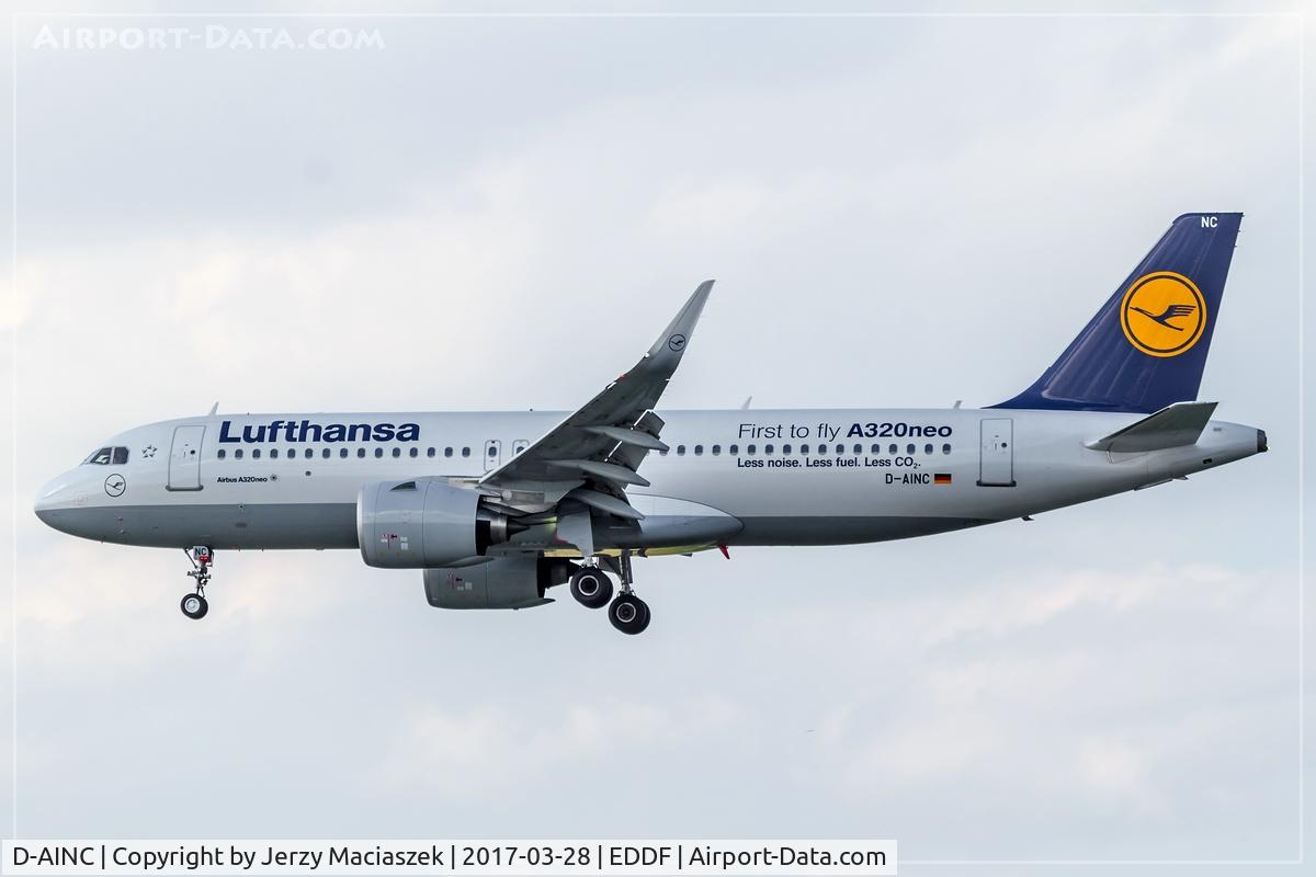 D-AINC, 2016 Airbus A320-271NEO C/N 6920, Airbus A320-271N