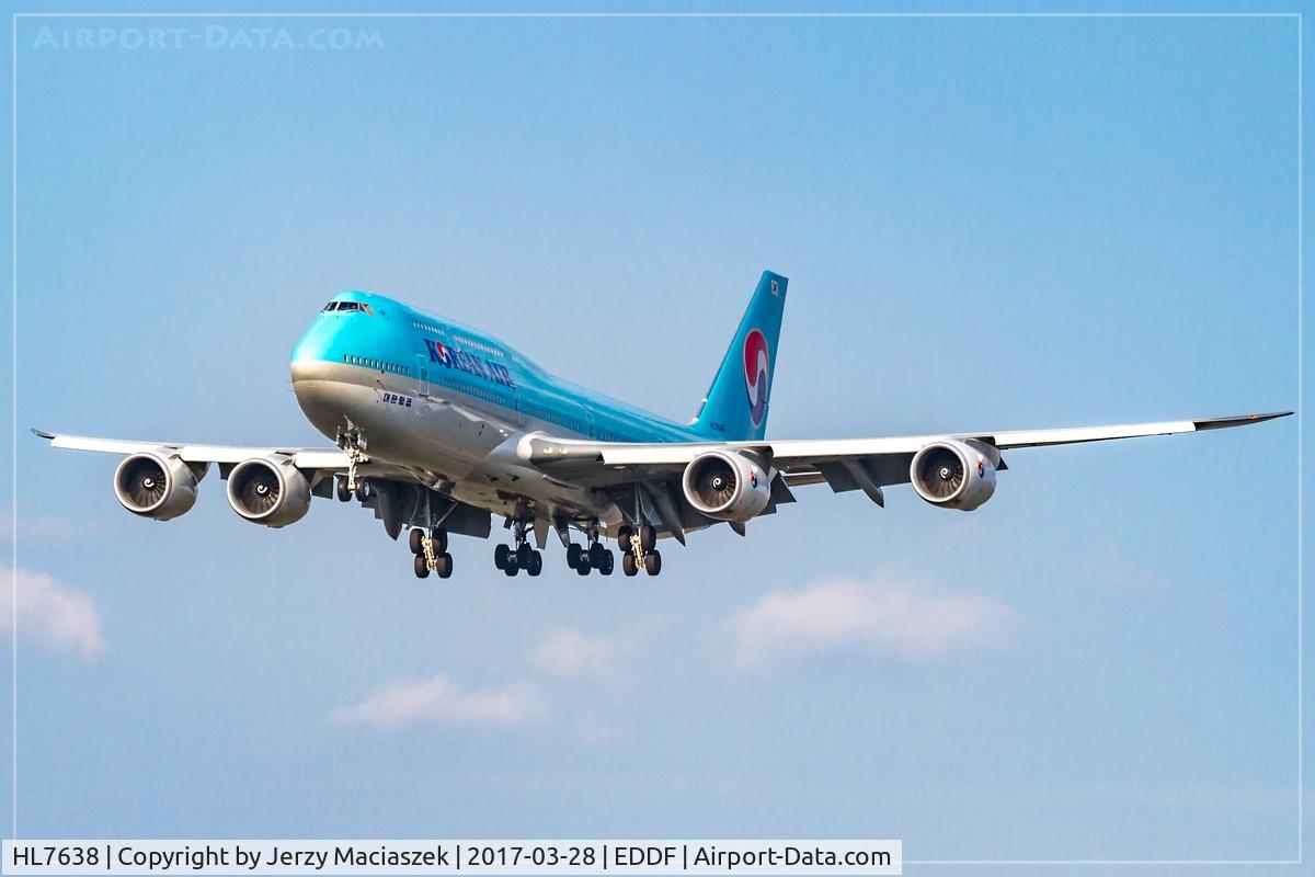 HL7638, 2016 Boeing 747-8B5 C/N 60408, Boeing 747