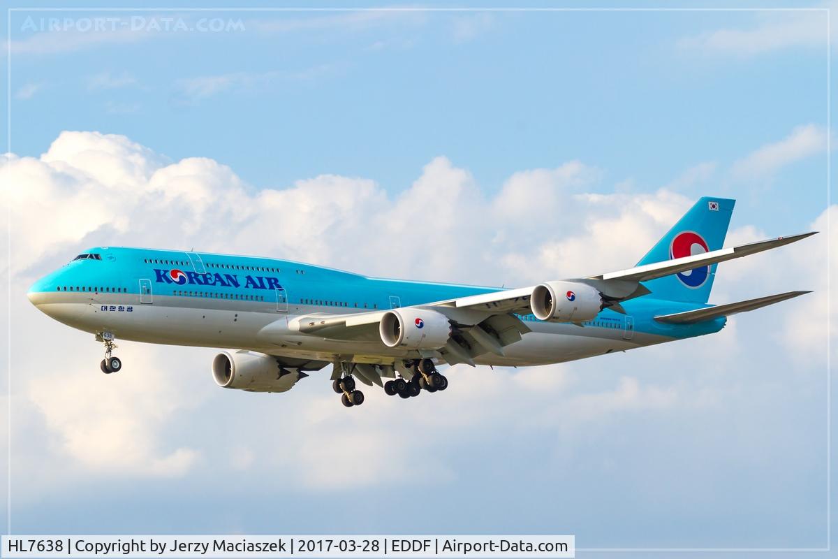 HL7638, 2016 Boeing 747-8B5 C/N 60408, Boeing 747