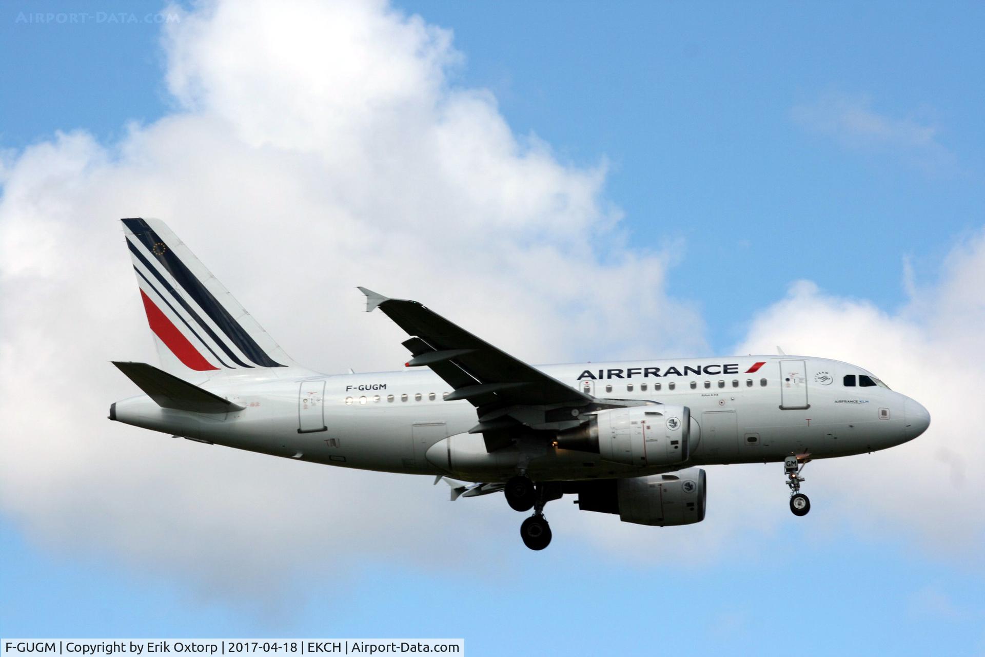 F-GUGM, 2006 Airbus A318-111 C/N 2750, F-GUGM landing rw 04L