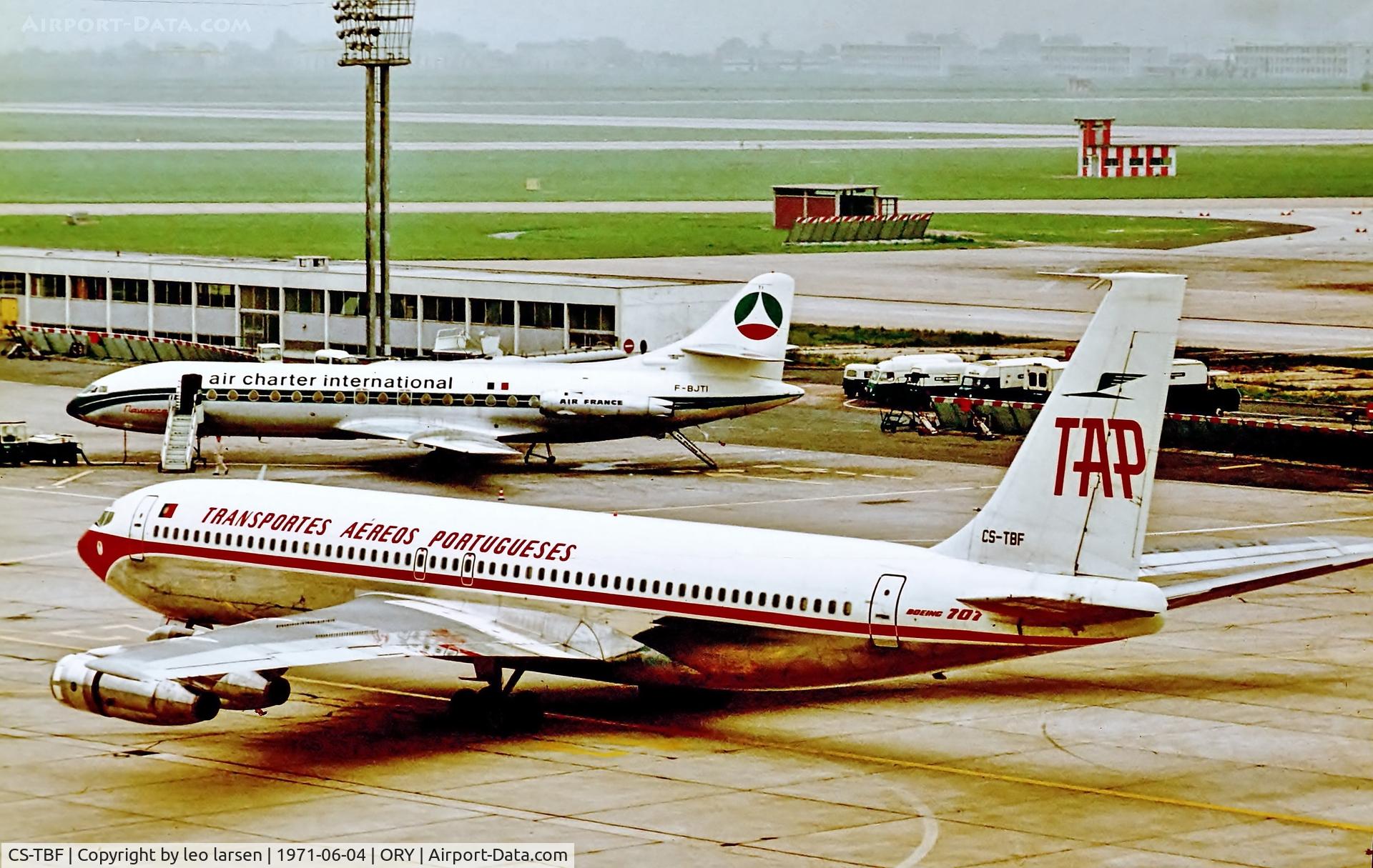 CS-TBF, 1970 Boeing 707-382B C/N 20297, Paris Orly 4.6.1971