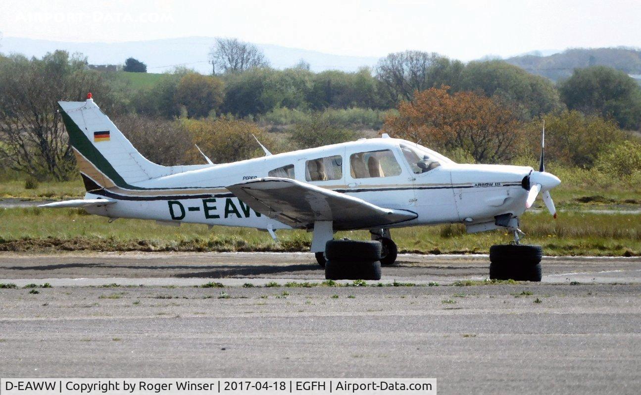 D-EAWW, 1978 Piper PA-28R-201 Cherokee Arrow III C/N 28R-7837199, Visiting Cherokee Arrow III.