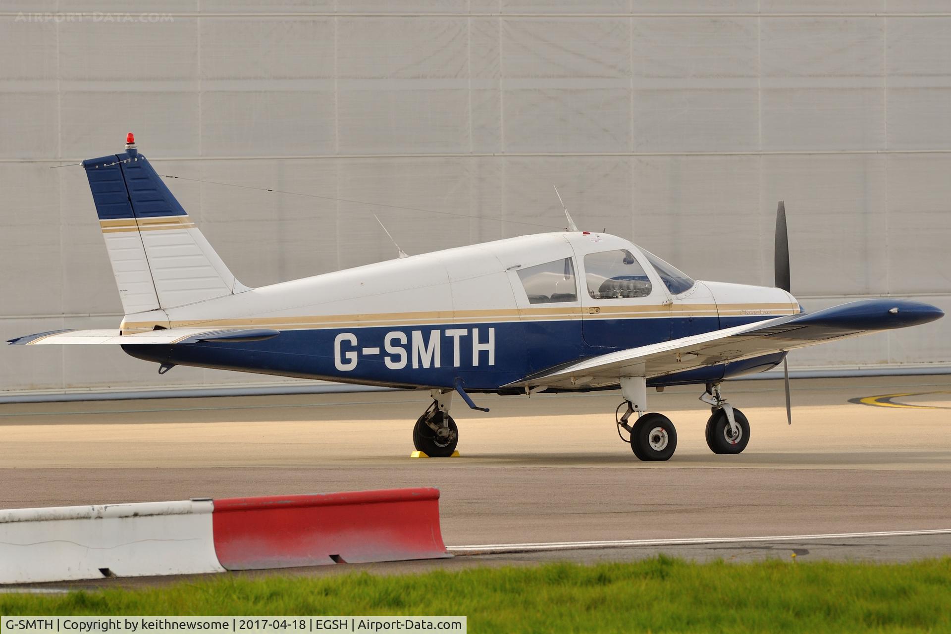 G-SMTH, 1970 Piper PA-28-140 Cherokee C/N 28-26916, Surprise Visitor.