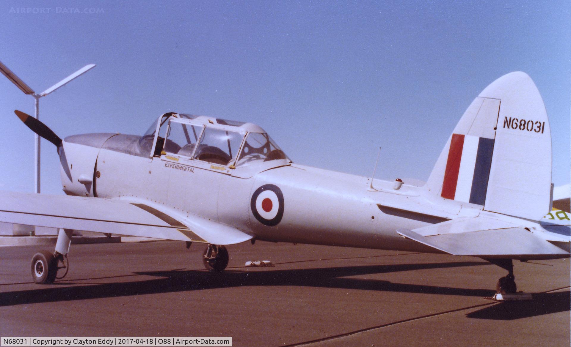 N68031, 1950 De Havilland DHC-1 Chipmunk T.10 C/N C1/0132, Old Rio Vista Airport California 19?
