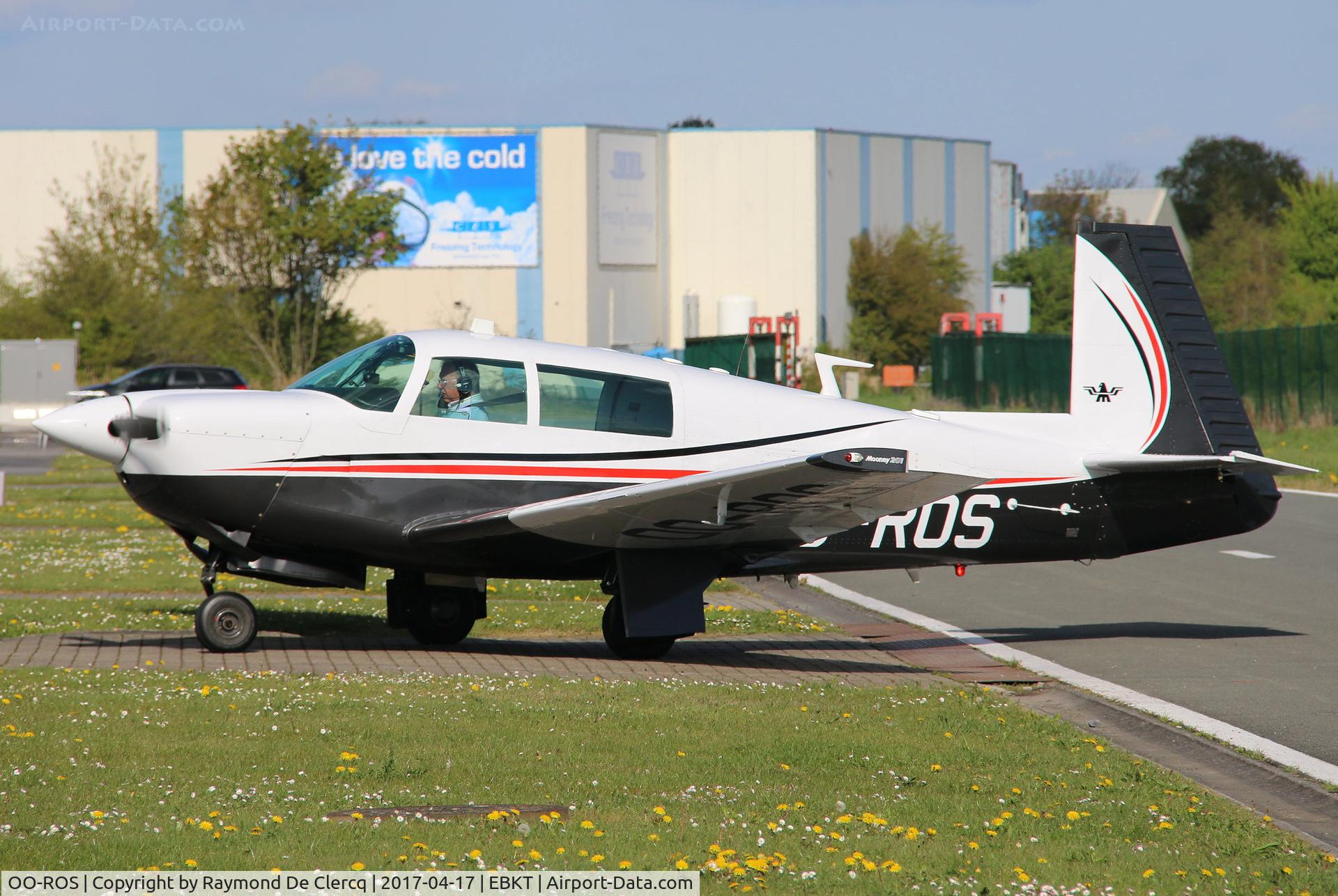 OO-ROS, 1978 Mooney M20J 201 C/N 24-0592, At Wevelgem.