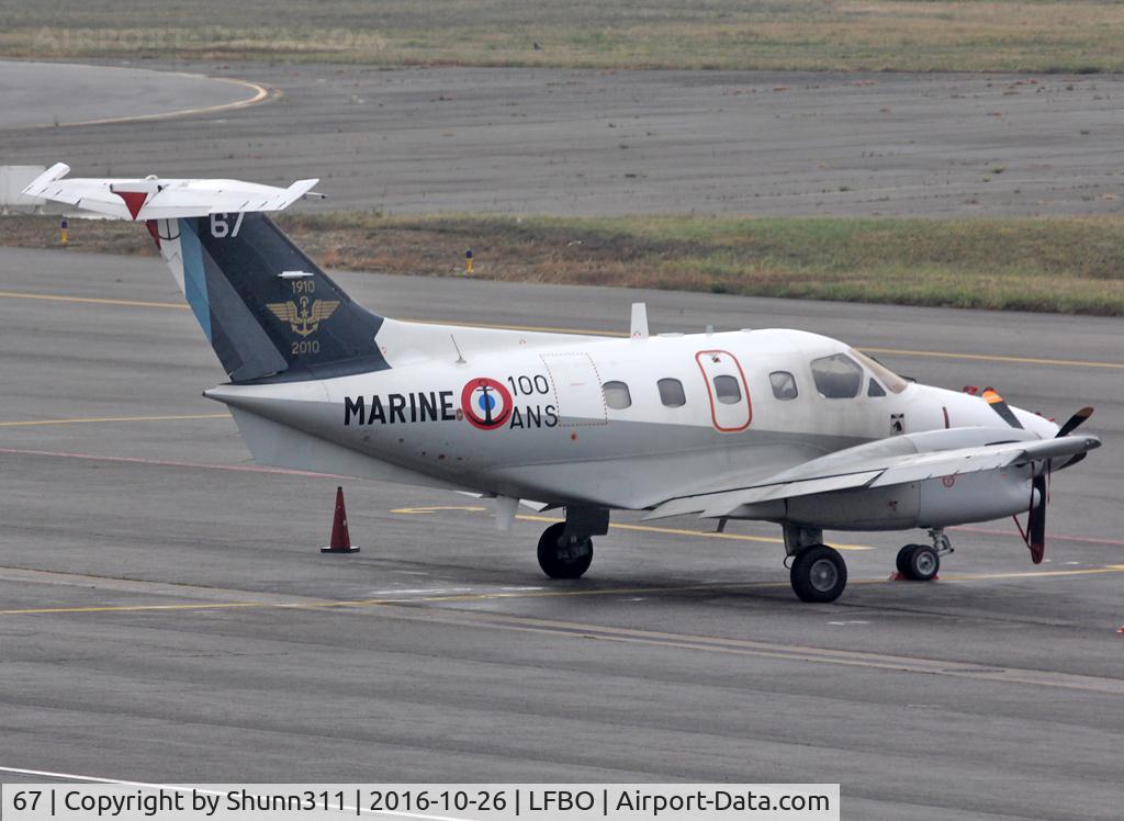 67, Embraer EMB-121AN Xingu C/N 121067, Parked at the General Aviation area... still with special '100th anniversary' c/s