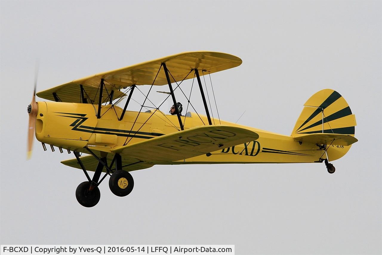 F-BCXD, 1946 Stampe and Vertongen SV-4A C/N 438, Stampe-Vertongen SV-4A, On display, La Ferté-Alais Airfield (LFFQ) Air show 2016