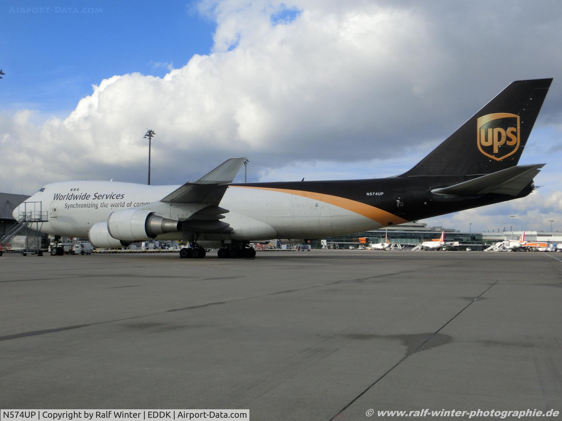 N574UP, 2008 Boeing 747-44AF C/N 35663, Boeing 747-44AF - 5X UPS United Parcel Service UPs - 35663 - N574UP - CGN