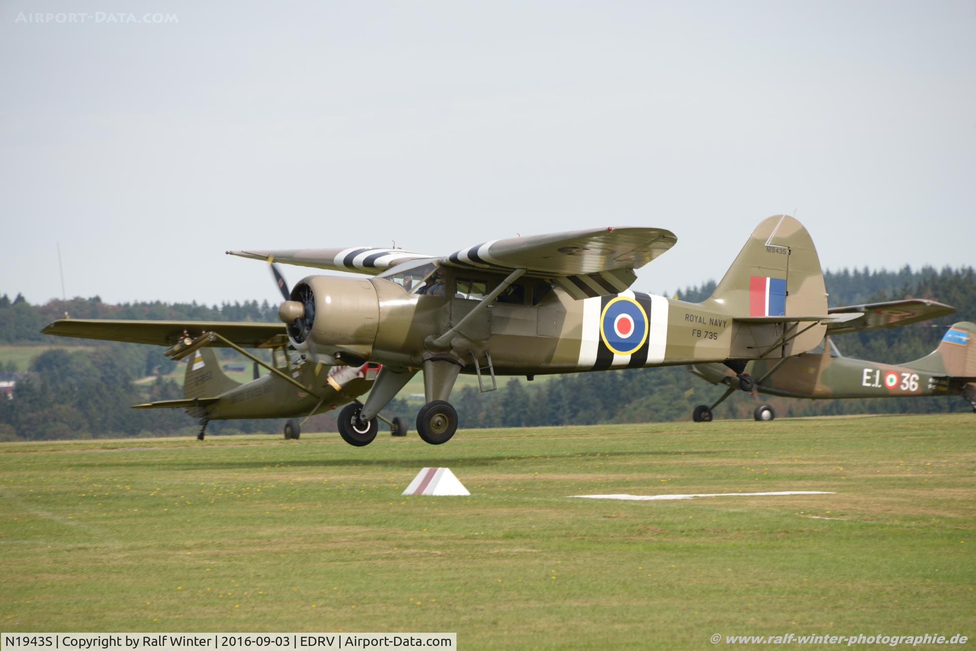 N1943S, 1943 Stinson V77 Reliant C/N 77-463, Stinson V-77 - Southern Aircraft Consultancy - 77-463 - N1943S - 03.09.2016 - EDRV
