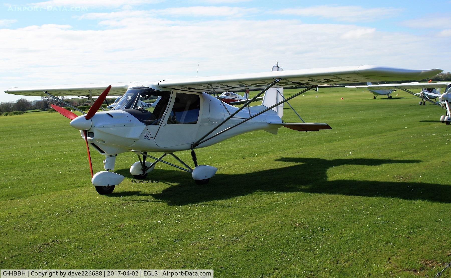 G-HBBH, 2006 Comco Ikarus C42 FB100 C/N 0608-6835, G HBBH at the vintage flyin - Old Sarum