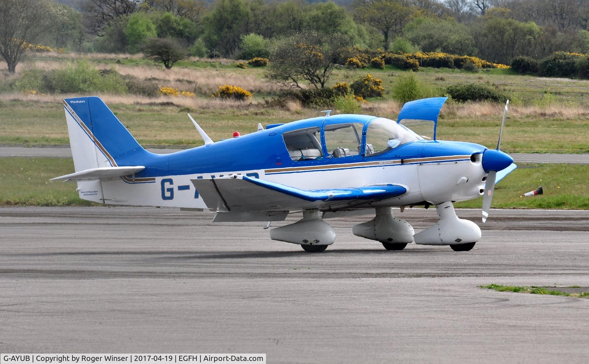 G-AYUB, 1971 Robin DR-253B Regent C/N 185, Vsiting Robin Regent.