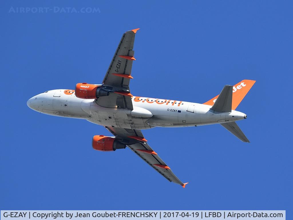 G-EZAY, 2006 Airbus A319-111 C/N 2827, U24306 to Lyon