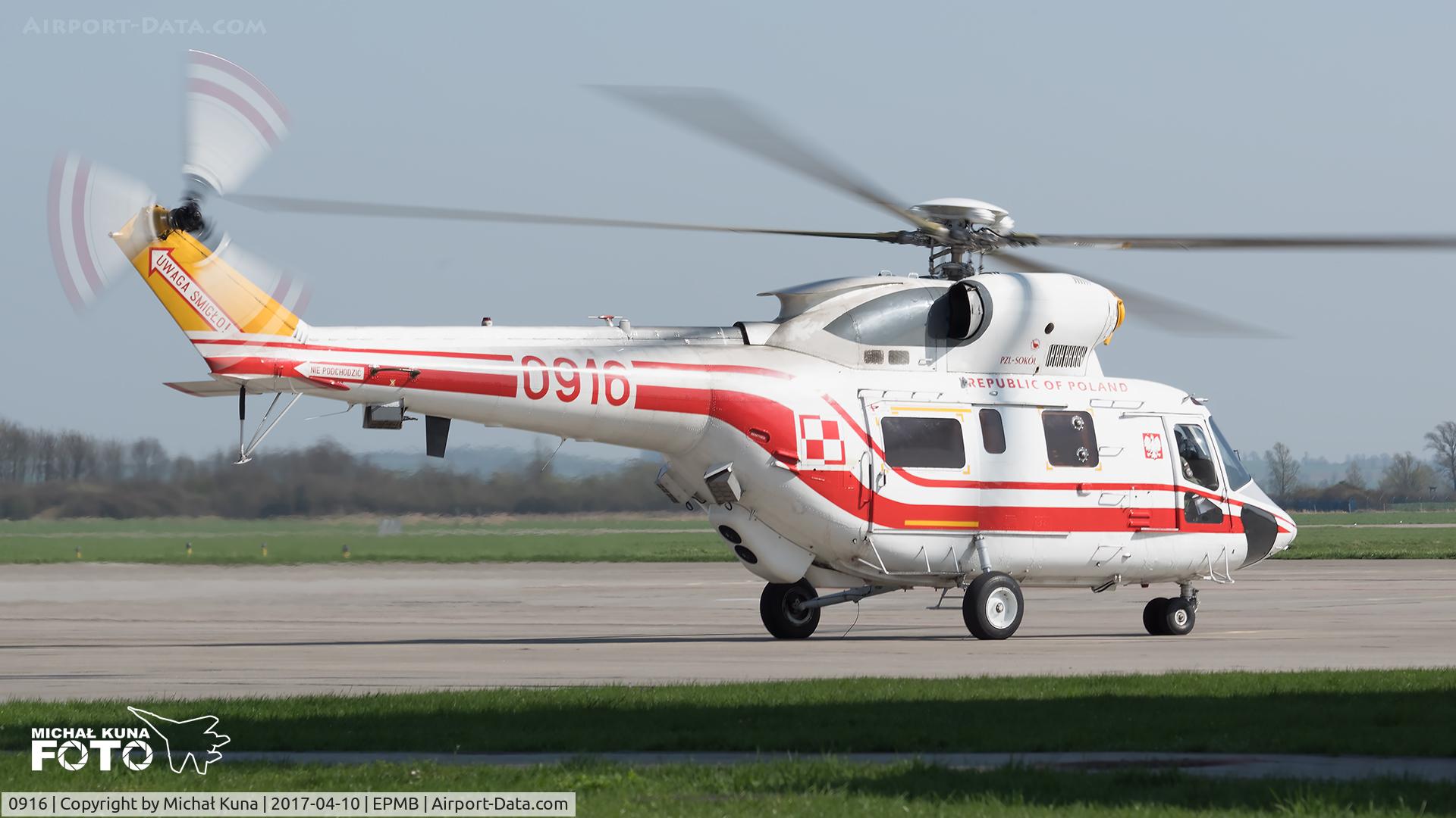 0916, PZL-Swidnik W-3WA Sokol C/N 360916, 22. Tactical Air Base - Malbork, Poland