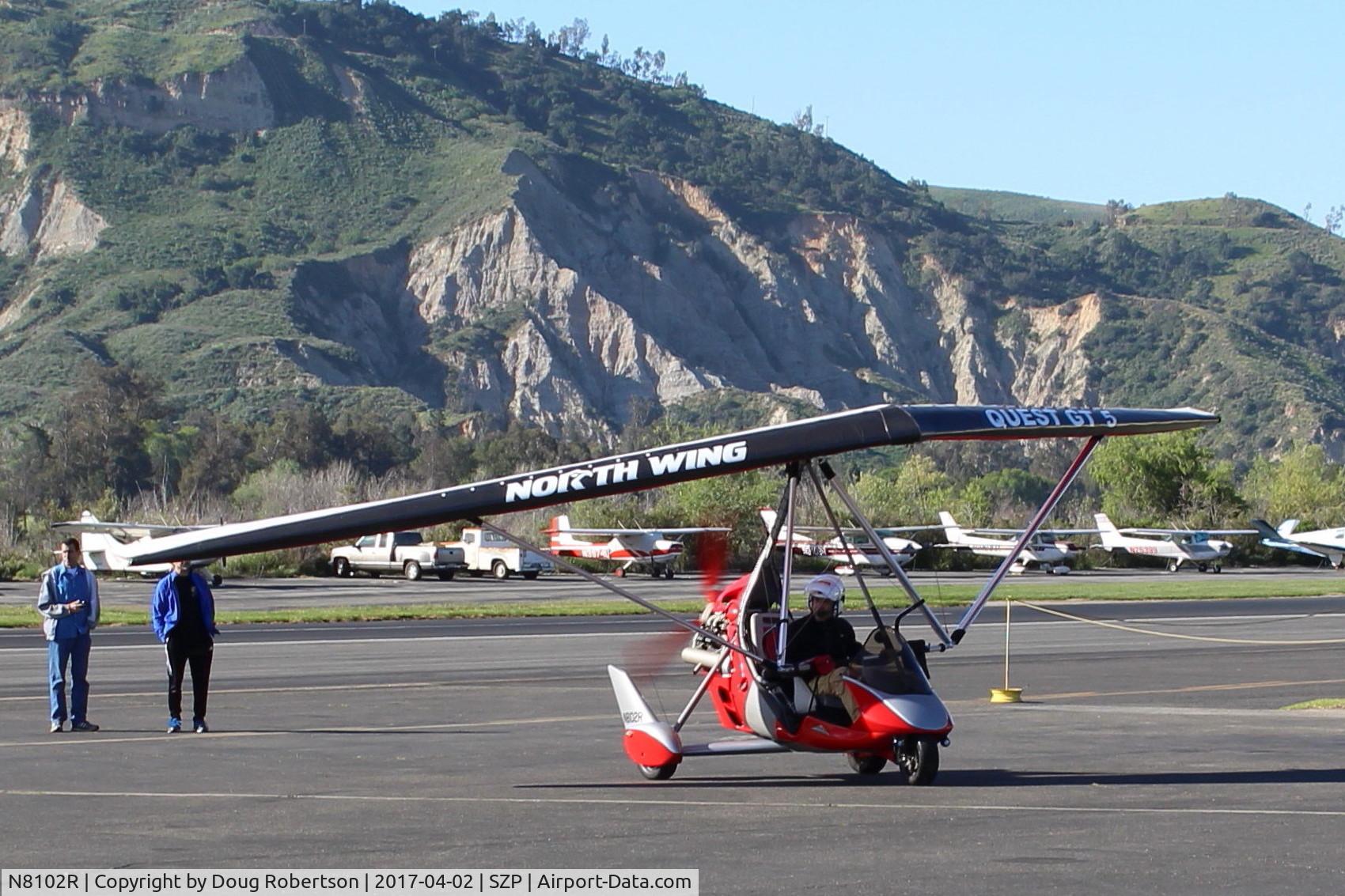 N8102R, 2005 Air Creation Tanarg C/N T05052, 2005 Air Creation USA TANARG, Rotax 912 100 Hp pusher, weight-shift control, ignore wing markings, taxi