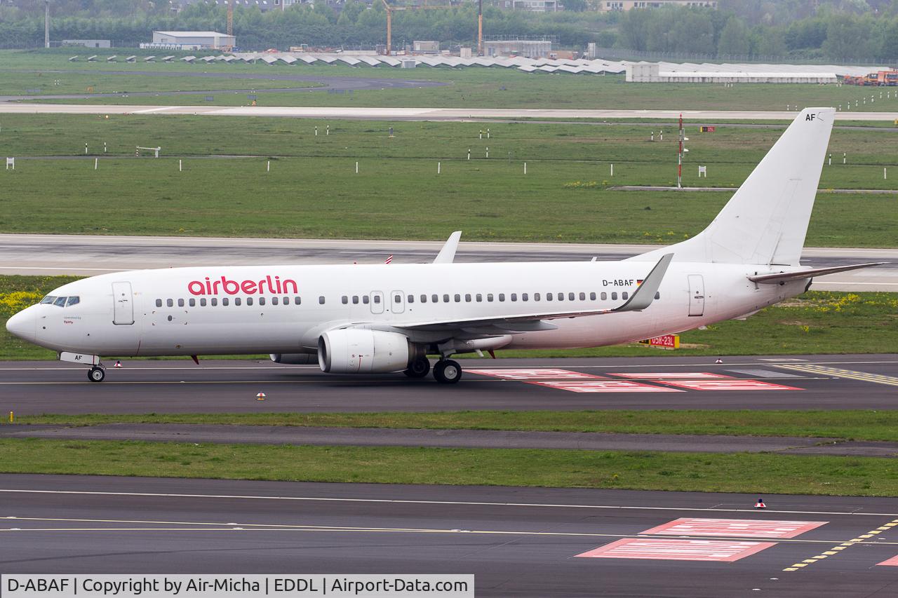 D-ABAF, 2001 Boeing 737-86J C/N 30878, Air Berlin