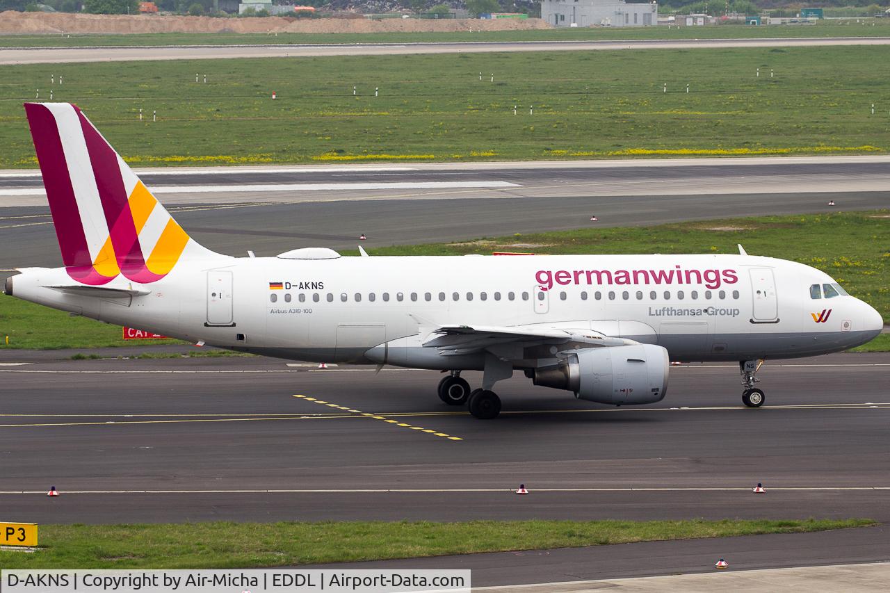 D-AKNS, 2000 Airbus A319-112 C/N 1277, Germanwings
