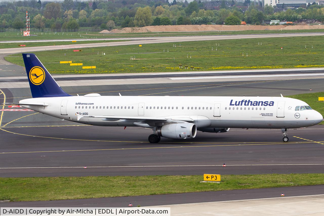 D-AIDD, 2010 Airbus A321-231 C/N 4585, Lufthansa