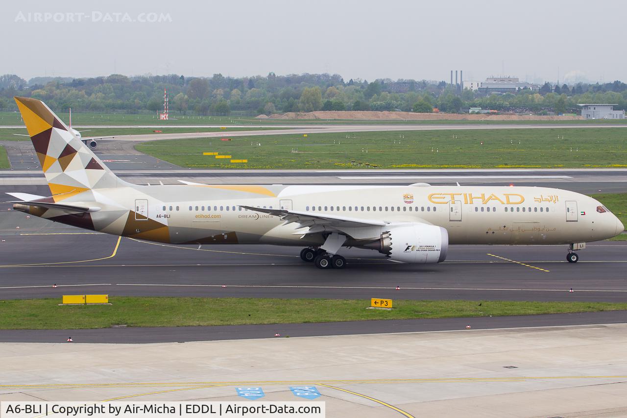 A6-BLI, 2016 Boeing 787-9 Dreamliner Dreamliner C/N 39655, Etihad Airways