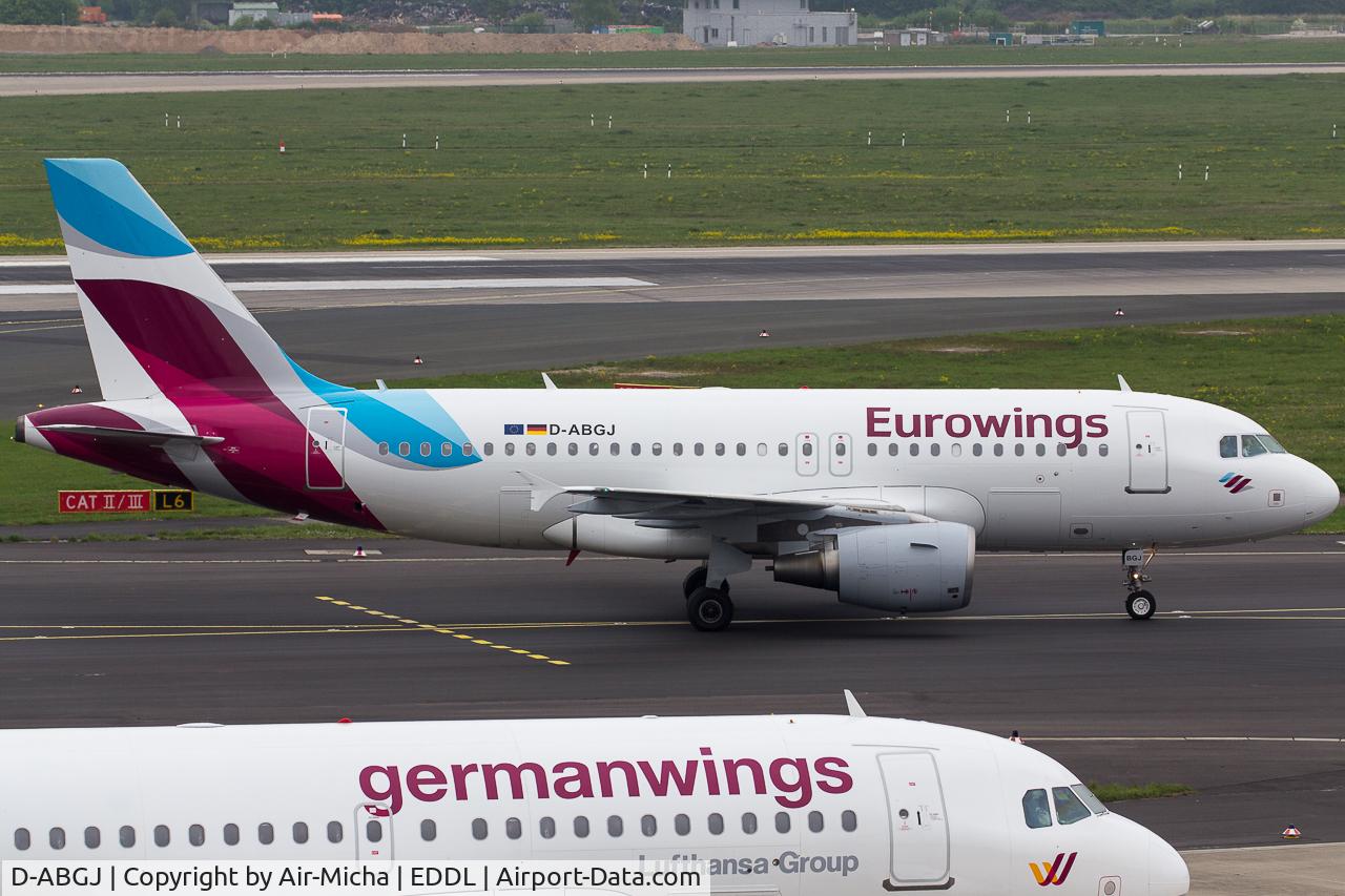 D-ABGJ, 2008 Airbus A319-112 C/N 3415, Eurowings
