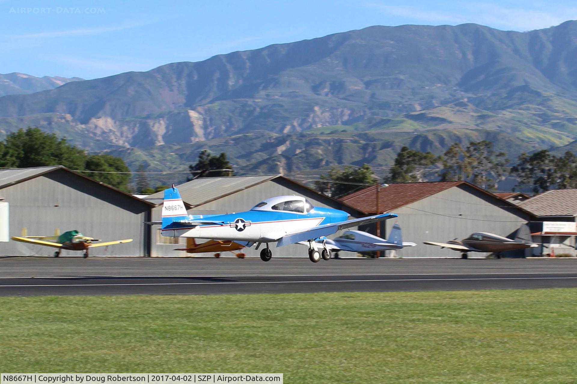 N8667H, 1947 North American Navion C/N NAV-4-667, 1947 North American NAVION, Continental IO-520 285 Hp upgrade, landing Rwy 04