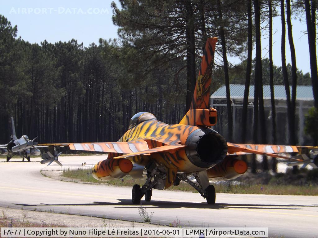FA-77, SABCA F-16AM Fighting Falcon C/N 6H-77, Taxying.