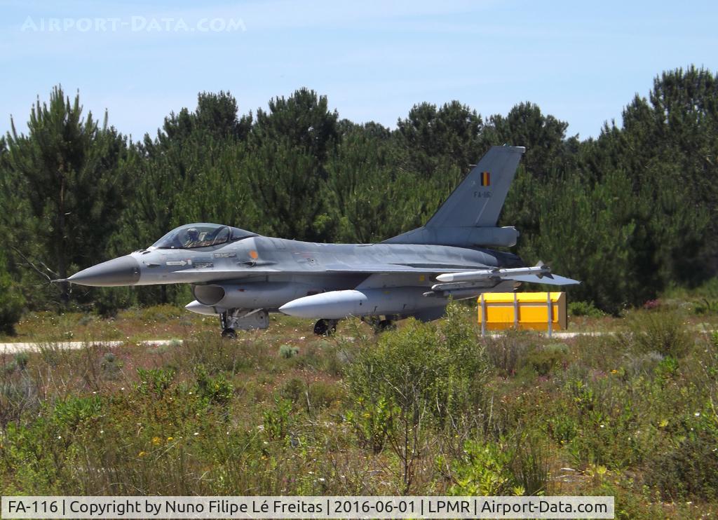 FA-116, 1980 SABCA F-16AM Fighting Falcon C/N 6H-116, Taxying
