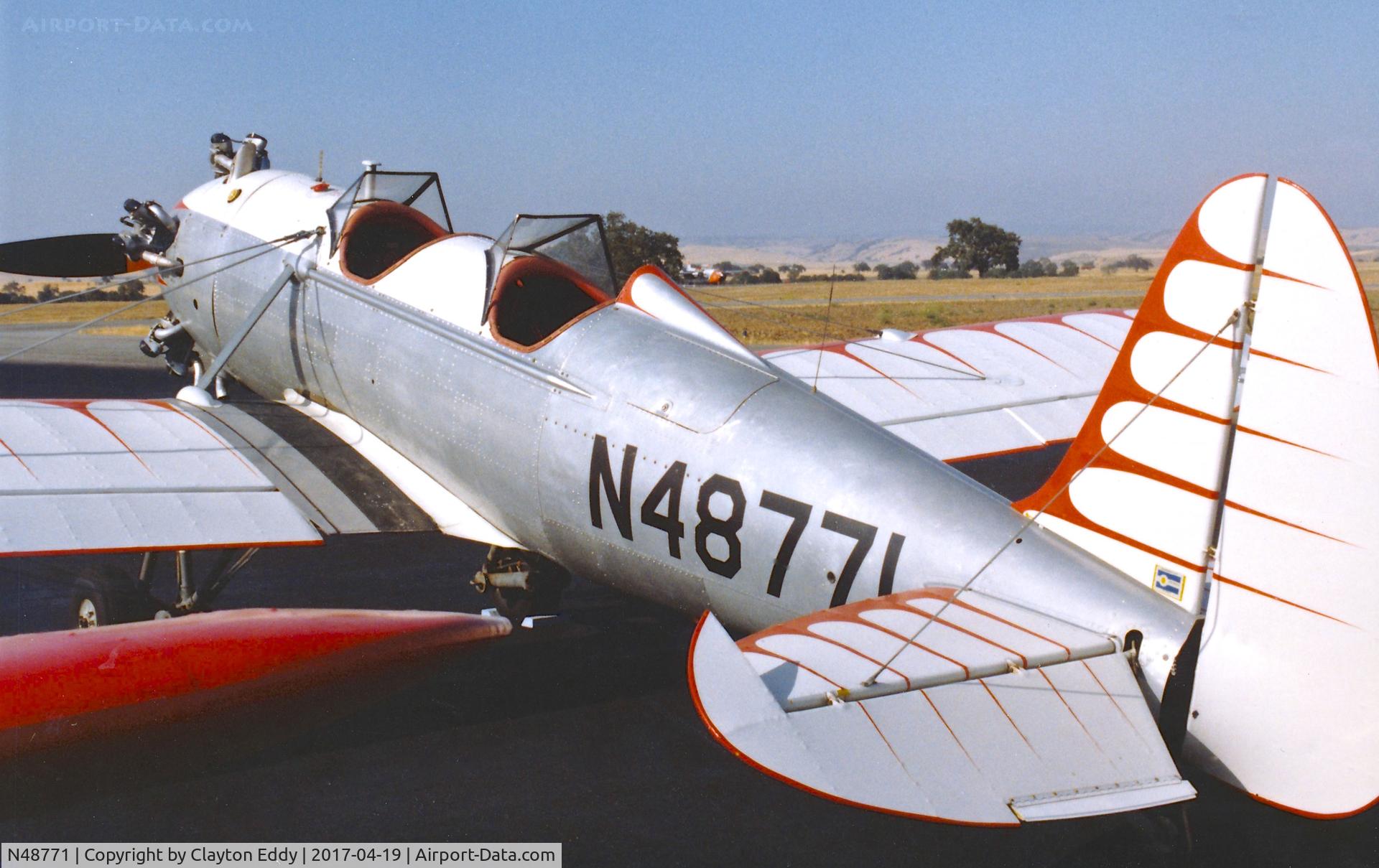N48771, 1942 Ryan Aeronautical ST3KR C/N 1923, California July 1982
