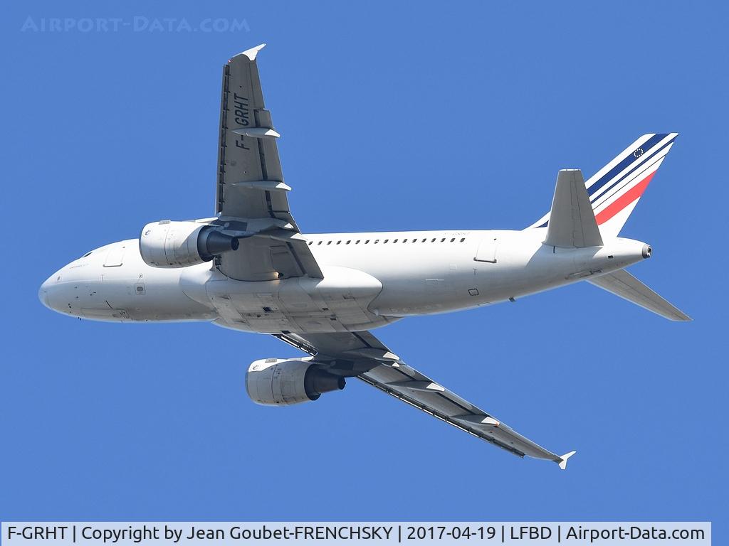 F-GRHT, 2001 Airbus A319-111 C/N 1449, AF7637 to Paris CDG