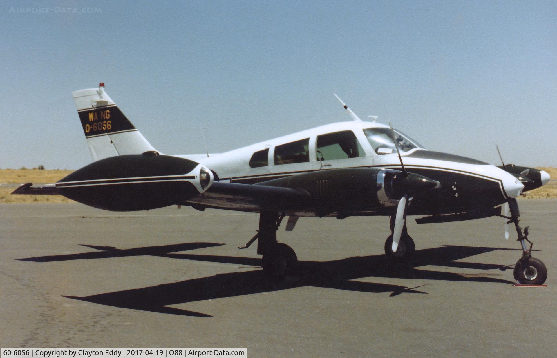60-6056, 1960 Cessna U-3B (310M) C/N 310M-0011, Old Rio Vista Airport California 1970's?