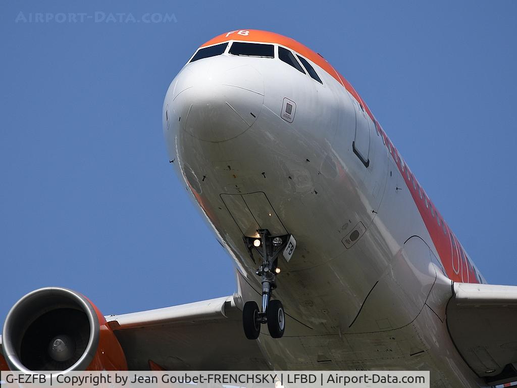 G-EZFB, 2009 Airbus A319-111 C/N 3799, U24307 landing runway 23 from Lyon