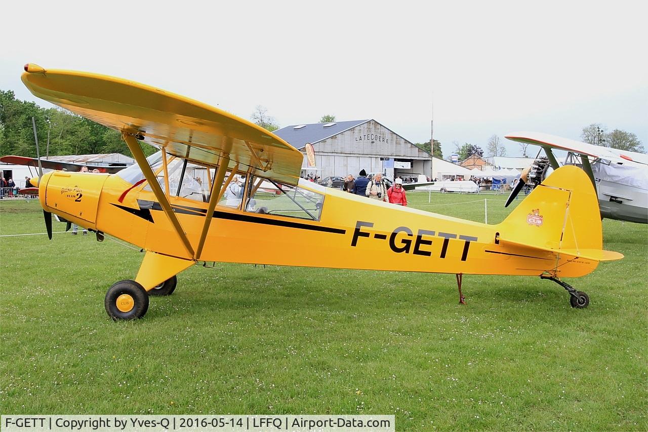 F-GETT, Piper L-18C Super Cub (PA-18-95) C/N 18-3230, Piper L-18C Super Cub, Static display, La Ferté-Alais (LFFQ) Air show 2016