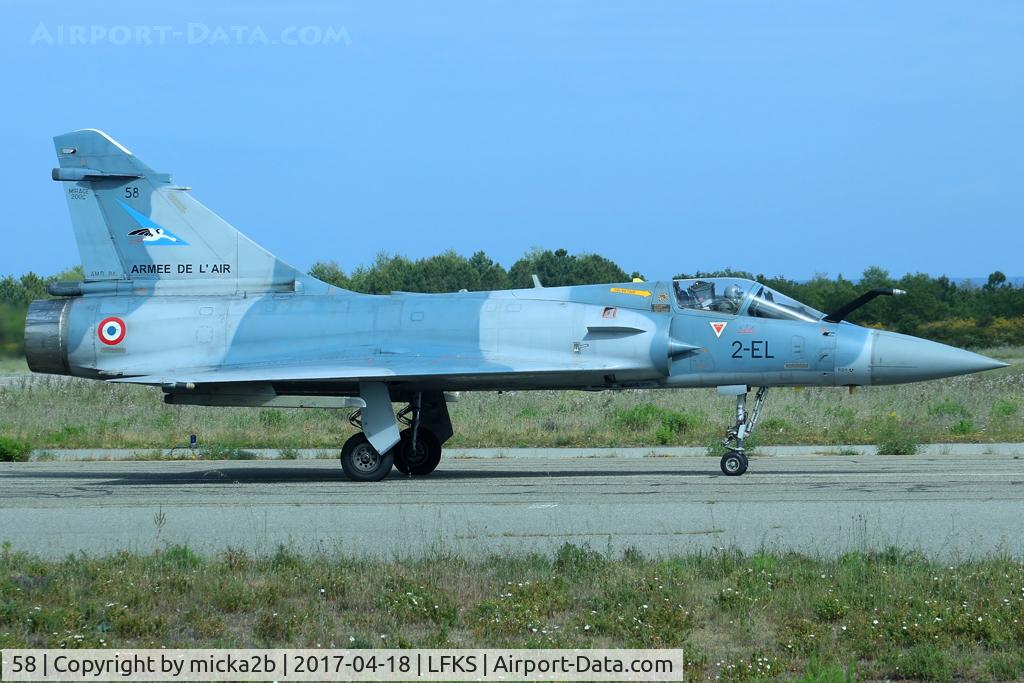 58, Dassault Mirage 2000-5F C/N 260, Now 2-EL