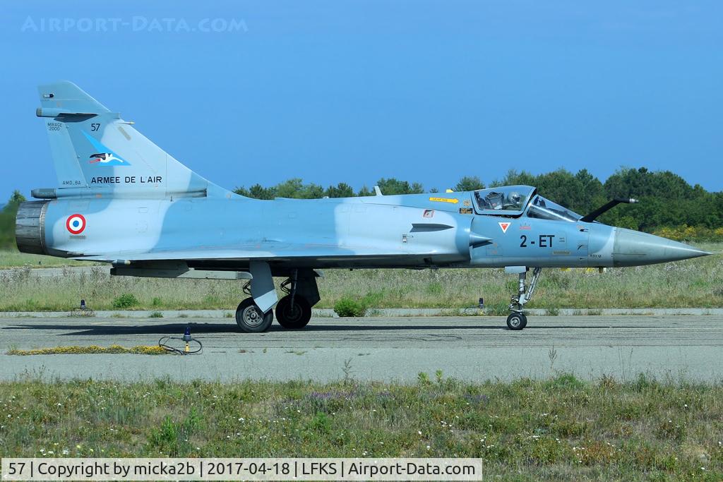 57, Dassault Mirage 2000-5F C/N 257, Taxiing