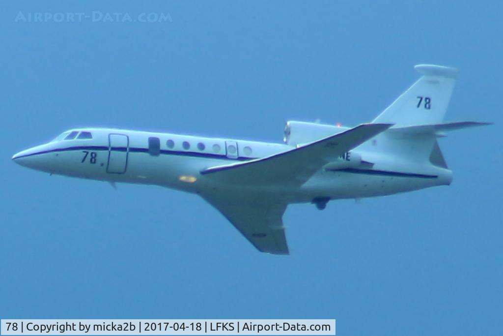 78, Dassault Falcon 50MS C/N 78, In flight