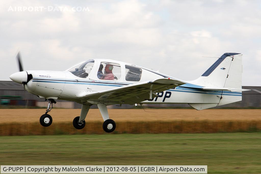 G-PUPP, 1973 Beagle B-121 Pup Series 2 (Pup 150) C/N B121-174, Beagle B-121 Pup Series 2 (Pup 150) at Breighton Airfield's Summer Madness Fly-In. August 5th 2012.