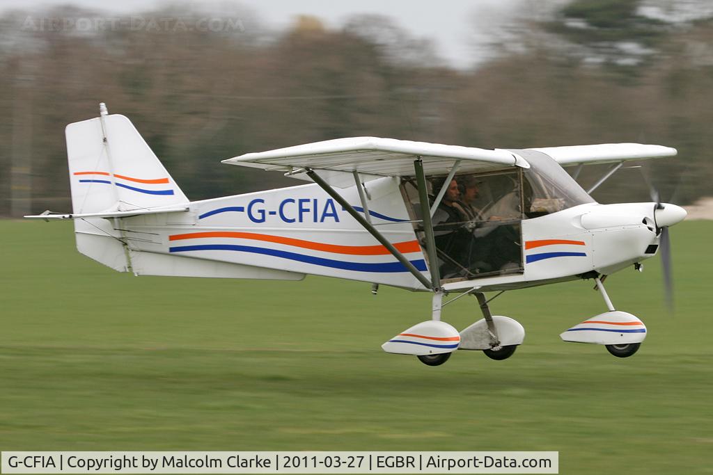 G-CFIA, 2008 Skyranger Swift 912S(1) C/N BMAA/HB/561, Skyranger Swift 912S(1) at Breighton Airfield's All Comers Spring Fly-In. March 27th 2011.