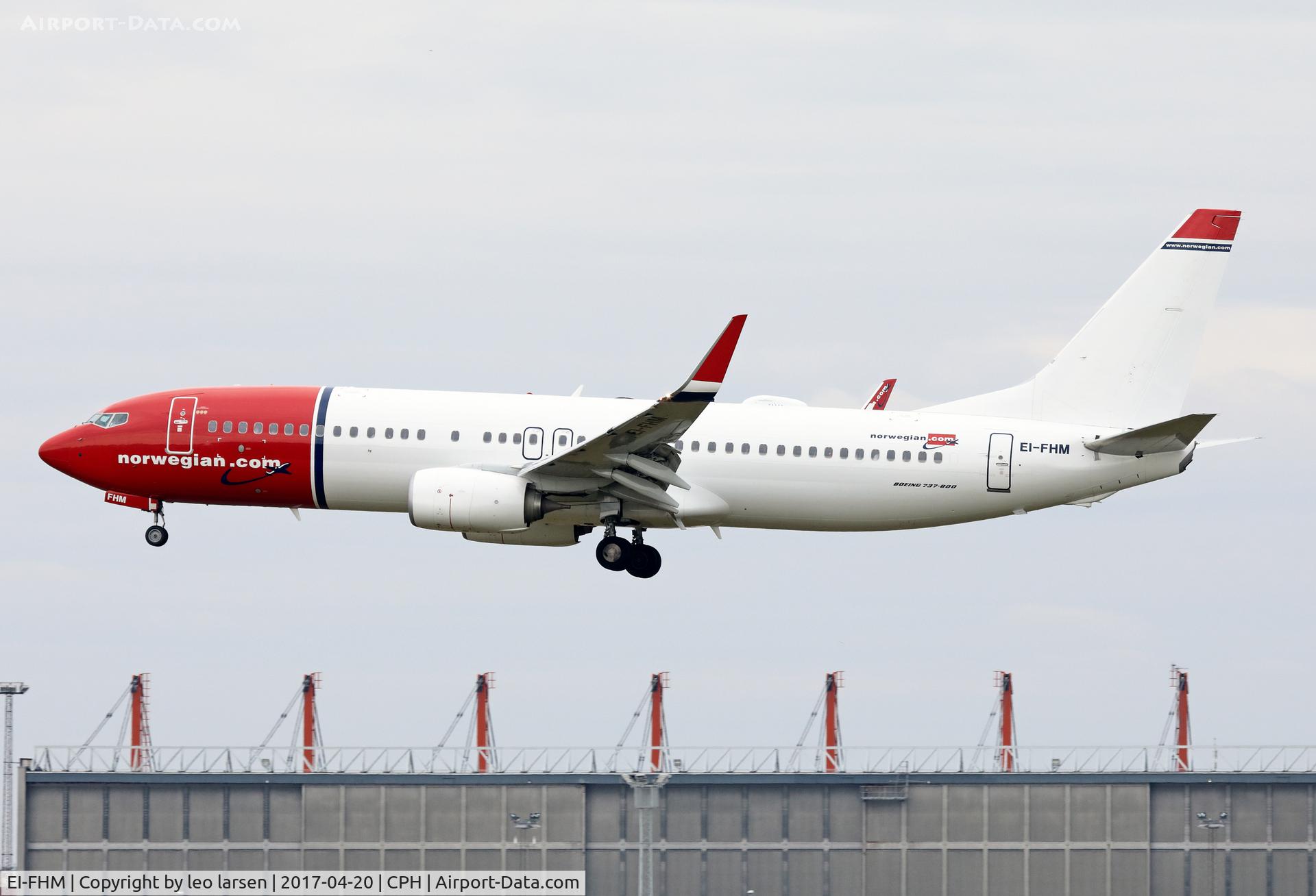 EI-FHM, 2015 Boeing 737-8JP C/N 42070, Copenhagen 20.4.2017