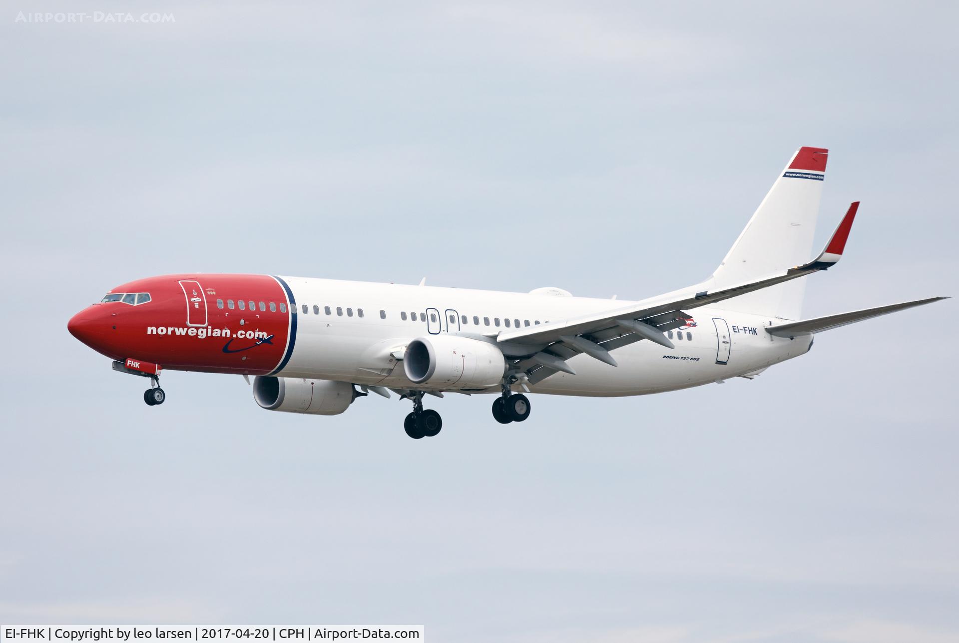 EI-FHK, 2015 Boeing 737-8JP C/N 41140, Copenhagen 20.4.2017
