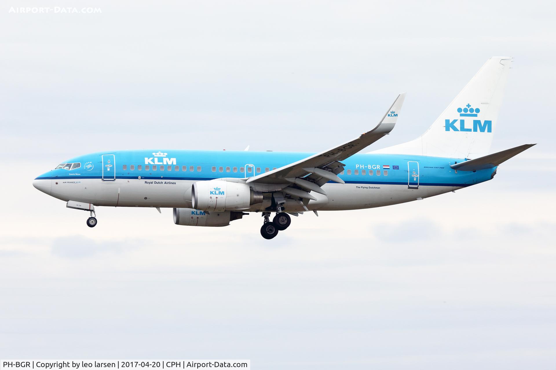 PH-BGR, 2011 Boeing 737-7K2 C/N 39446, Copenhagen 20.4.2017
